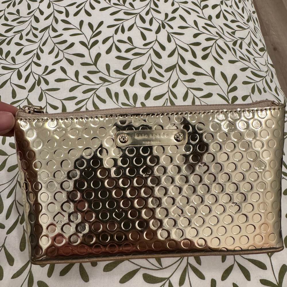 Kate Spade Gold Clutch Bag